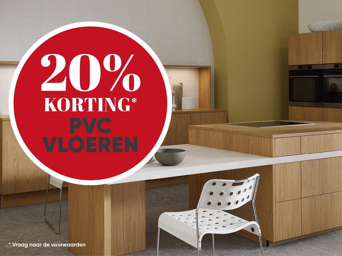 ACTIE: 20% korint op PVC Vloer